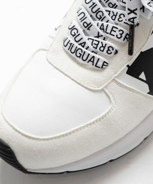 1piu1uguale3 RELAX（ウノピュウノウグァーレトレリラックス）の「【1PIU1UGUALE3 RELAX × JUST PLAY】DIAGONAL LOGO VIBRAM SOLE SNEAKER（スニーカー・メンズ・ブラック/ホワイト・M/L）」の18枚目の写真