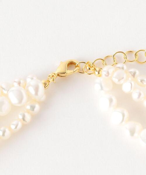 Causerie(コズリ)の「<Causerie(コズリ)>淡水パール3連ネックレス(ネックレス・レディース・オフホワイト・FREE)」の3枚目の写真