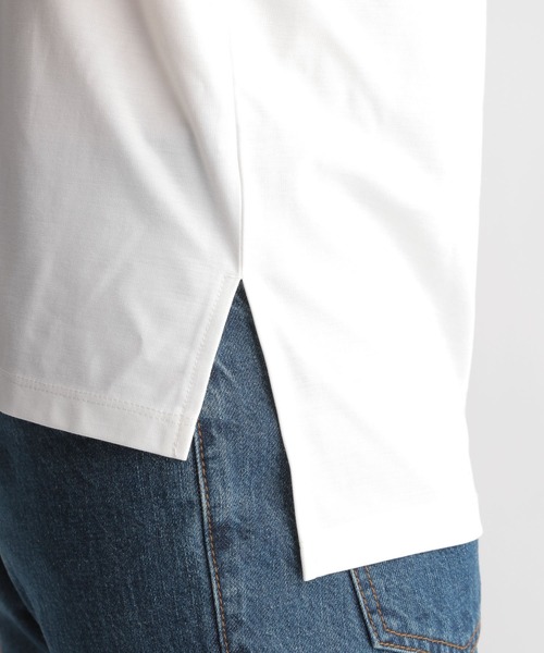 Andemiu（アンデミュウ）の「シアーキリカエカットソー959073（Tシャツ/カットソー・レディース・ブラック/パープル/オフホワイト・FREE）」の5枚目の写真