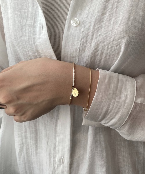 GOLDY(ゴールディ)の「【GOLDY/ゴールディ】スネークチェーンSETビーズブレス(ブレスレット・レディース・シルバー/ゴールド・FREE)」の6枚目の写真