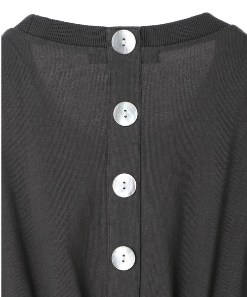 ALEXIA STAM（アリシアスタン）の「Back Button Waist Belted Dress/ バックボタンウエストベルテッドドレス（ワンピース・レディース・チャコールグレー/カーキ/イエロー/モカ・FREE）」の22枚目の写真