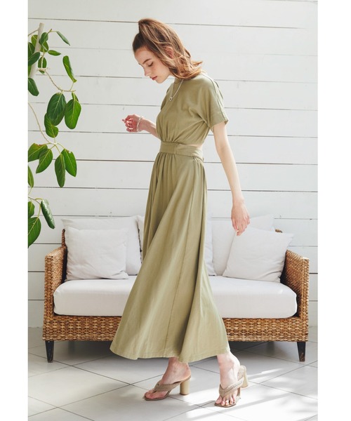 ALEXIA STAM（アリシアスタン）の「Back Button Waist Belted