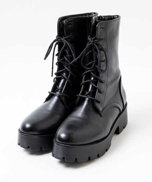 WEGO(ウィゴー)の「WEGO/ボリュームショートブーツ(ブーツ・レディース・ブラック・MEDIUM/LARGE)」の8枚目の写真