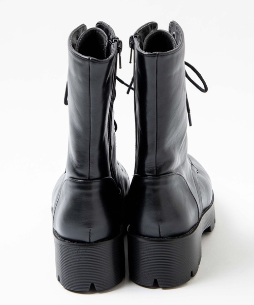 WEGO(ウィゴー)の「WEGO/ボリュームショートブーツ(ブーツ・レディース・ブラック・MEDIUM/LARGE)」の10枚目の写真