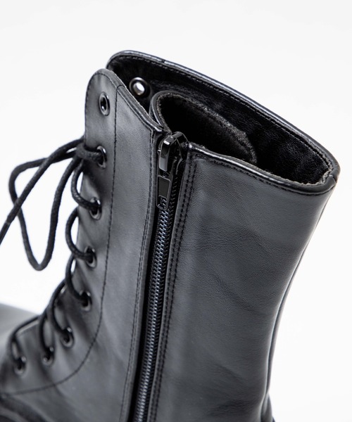 WEGO(ウィゴー)の「WEGO/ボリュームショートブーツ(ブーツ・レディース・ブラック・MEDIUM/LARGE)」の2枚目の写真