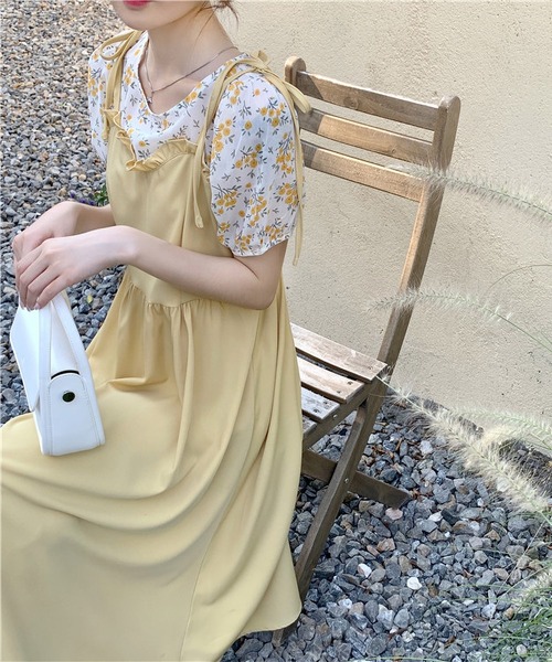 ワンピースフェイクレイヤードワンピース ワンピース Lopass ロパス のファッション