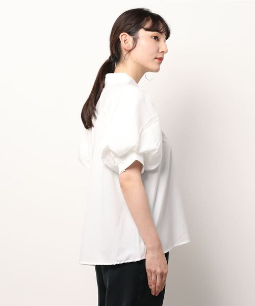 ems excite（エムズエキサイト）の「刺繍パワショルブラウス（シャツ/ブラウス・レディース・ライトブルー/ブラック系その他/ホワイト/ベージュ・FREE）」の22枚目の写真