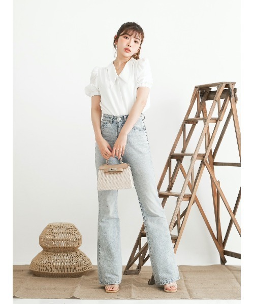 Darich（ダーリッチ）の「レザードッキングバッグ（ショルダーバッグ・レディース・ベージュ・FREE）」の13枚目の写真