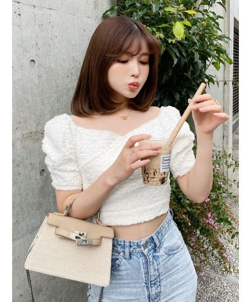 Darich（ダーリッチ）の「レザードッキングバッグ（ショルダーバッグ・レディース・ベージュ・FREE）」の9枚目の写真