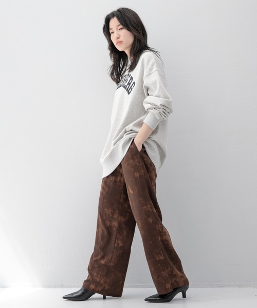 LOWRYS FARM（ローリーズファーム）の「ウラケロゴプルオーバーＬＳ　215872（スウェット・レディース・オフホワイト/グレー/チャコールグレー/ダークブラウン・FREE）」の21枚目の写真