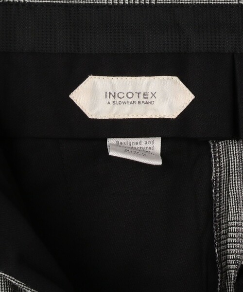 SHIPS(シップス)の「INCOTEX1951: グレンチェック ワンプリーツ スラックス(その他パンツ・メンズ・ダークグレー・52/44)」の5枚目の写真