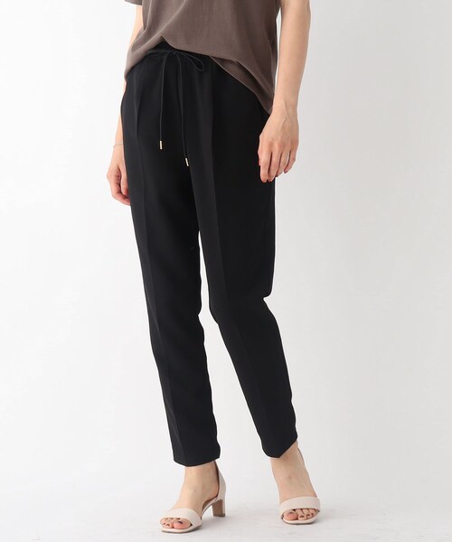 OPAQUE.CLIP(オペークドットクリップ)の「◆ストレッチカルゼ イージーテーパードパンツ【WEB限定サイズ】(その他パンツ・レディース・ベージュ/ダークオリーブ/ブラック/チャコールグレー・42/34/38/36/40)」の2枚目の写真