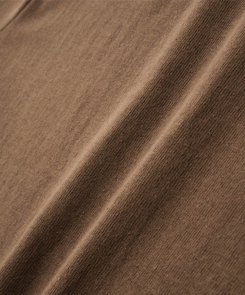 PURIL（ピュリル）の「【PURIL】リボン付き　配色ステッチカットソーフレアロングワンピース（ワンピース・レディース・ブラック/ブラウン/ボルドー・S/M）」の13枚目の写真