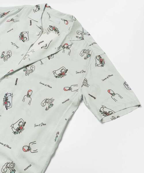 SENSE OF PLACE by URBAN RESEARCH(センスオブプレイスバイアーバンリサーチ)の「『別注』Ryo Kaneyasu×SENSE OF PLACE SHIRTS(シャツ/ブラウス・メンズ・ライトブルー/ダークブラウン/ホワイト・MEDIUM/LARGE)」の9枚目の写真