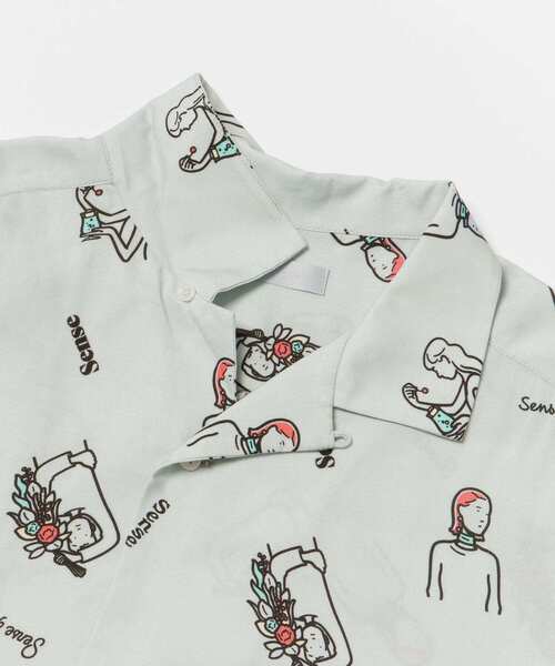 SENSE OF PLACE by URBAN RESEARCH(センスオブプレイスバイアーバンリサーチ)の「『別注』Ryo Kaneyasu×SENSE OF PLACE SHIRTS(シャツ/ブラウス・メンズ・ライトブルー/ダークブラウン/ホワイト・MEDIUM/LARGE)」の15枚目の写真