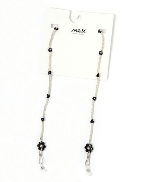 Me%（ミィパーセント）の「【3way】フラワーポイントマルチストラップ（マスク・レディース・ホワイト/ブラック/ライトピンク/グリーン系その他/ホワイト系その他・FREE）」の10枚目の写真