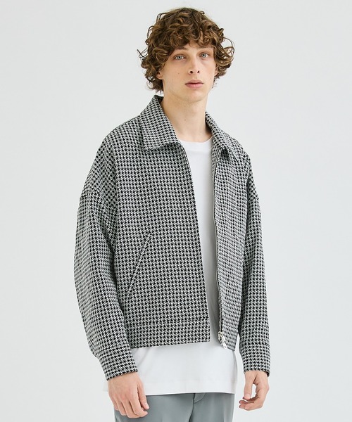 NEONSIGN(ネオンサイン)の「【NEONSIGN】BLIND MW PLOVERS BADBOY JACKET(ブルゾン・メンズ・ブラック・46/44)」の1枚目の写真
