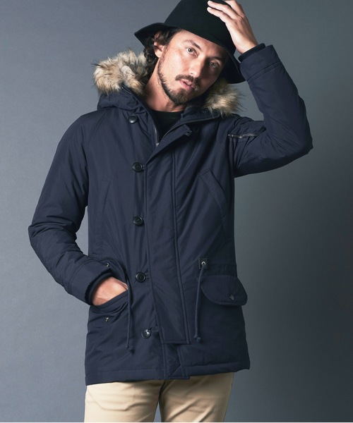 Magine（マージン）の「CTN/NY SUPIMA WEATHER THINSULATE N3B COAT コットンナイロン ウェザー シンサレート N３B　コート（モッズコート・メンズ・ブラック/オリーブ/ネイビー・44/48/46）」の5枚目の写真