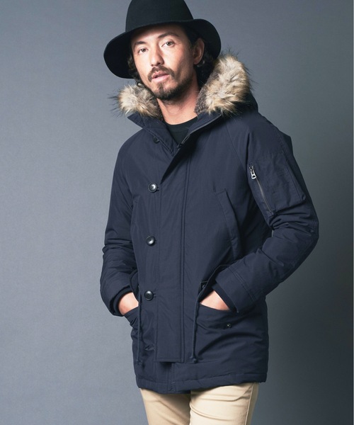 Magine（マージン）の「CTN/NY SUPIMA WEATHER THINSULATE N3B COAT コットンナイロン ウェザー シンサレート N３B　コート（モッズコート・メンズ・ブラック/オリーブ/ネイビー・44/48/46）」の6枚目の写真