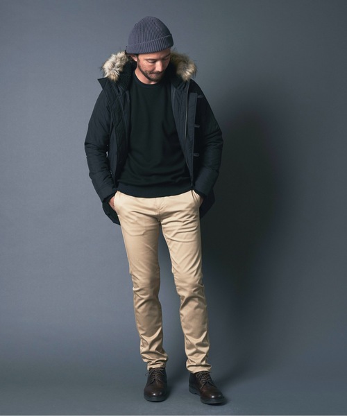 Magine（マージン）の「CTN/NY SUPIMA WEATHER THINSULATE N3B COAT コットンナイロン ウェザー シンサレート N３B　コート（モッズコート・メンズ・ブラック/オリーブ/ネイビー・44/48/46）」の21枚目の写真