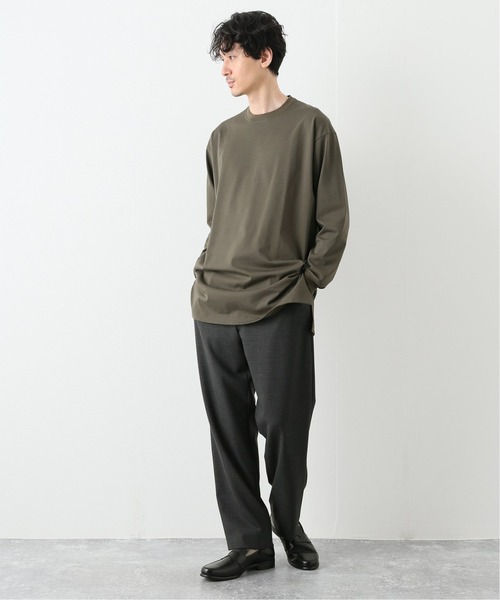 EDIFICE LA BOUCLE（エディフィスラブークル）の「【LA BOUCLE / ラブークル】ストレートイージートラウザー BONOTTO チェック（その他パンツ・メンズ・チャコールグレー/ネイビー・2/3/1）」の11枚目の写真