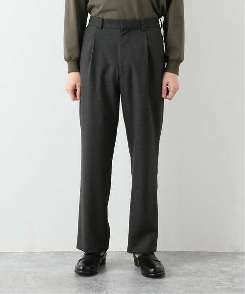 EDIFICE LA BOUCLE（エディフィスラブークル）の「【LA BOUCLE / ラブークル】ストレートイージートラウザー BONOTTO チェック（その他パンツ・メンズ・チャコールグレー/ネイビー・2/3/1）」の7枚目の写真