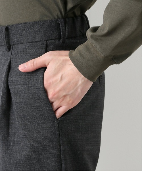 EDIFICE LA BOUCLE（エディフィスラブークル）の「【LA BOUCLE / ラブークル】ストレートイージートラウザー BONOTTO チェック（その他パンツ・メンズ・チャコールグレー/ネイビー・2/3/1）」の15枚目の写真