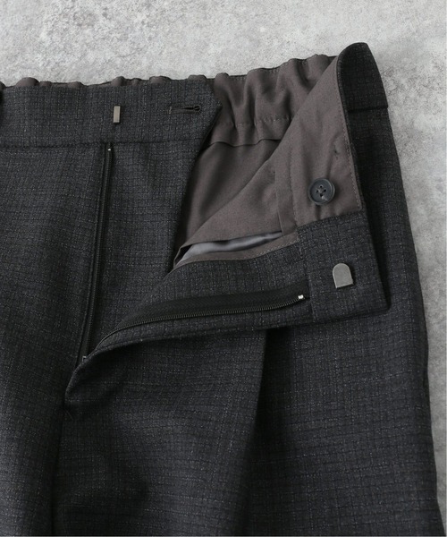 EDIFICE LA BOUCLE（エディフィスラブークル）の「【LA BOUCLE / ラブークル】ストレートイージートラウザー BONOTTO チェック（その他パンツ・メンズ・チャコールグレー/ネイビー・2/3/1）」の8枚目の写真