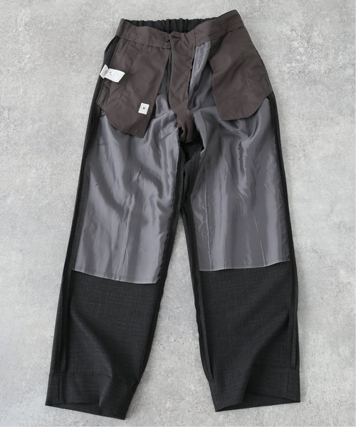 EDIFICE LA BOUCLE（エディフィスラブークル）の「【LA BOUCLE / ラブークル】ストレートイージートラウザー BONOTTO チェック（その他パンツ・メンズ・チャコールグレー/ネイビー・2/3/1）」の10枚目の写真