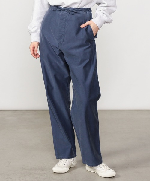 blurhms(ブラームス)の「【blurhmsROOTSTOCK】モールスキンイージーワークパンツ USED WOMEN(その他パンツ・レディース・ブルー系その他・0)」の9枚目の写真