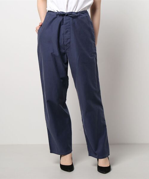 blurhms(ブラームス)の「【blurhmsROOTSTOCK】モールスキンイージーワークパンツ USED WOMEN(その他パンツ・レディース・ブルー系その他・0)」の4枚目の写真