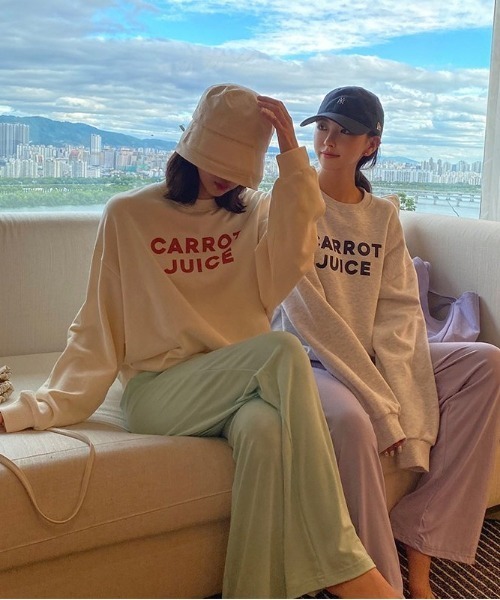 chuu(チュー)の「CHUU ボーイングトレーニングパンツ(スウェットパンツ・レディース・ブラック/ミント/バイオレット/ピンク・FREE)」の7枚目の写真