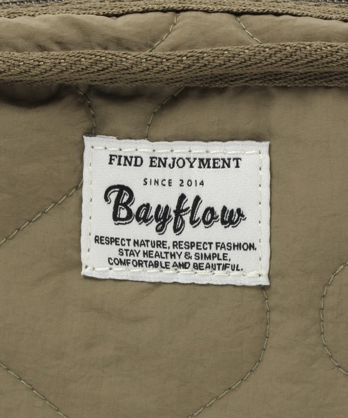 BAYFLOW（ベイフロー）の「BFキルティングポーチ（ポーチ・レディース・カーキ/セージグリーン・0）」の8枚目の写真