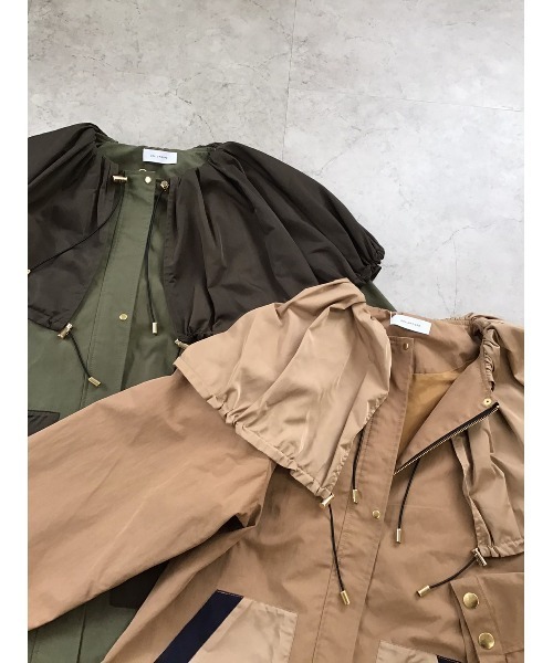 DOLLUPOOPS（ドールアップウップス）の「ビッグカラーフィールドジャケット（その他アウター・レディース・カーキ/キャメル・38）」の13枚目の写真