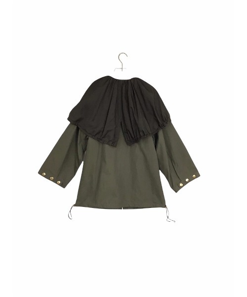 DOLLUPOOPS（ドールアップウップス）の「ビッグカラーフィールドジャケット（その他アウター・レディース・カーキ/キャメル・38）」の8枚目の写真