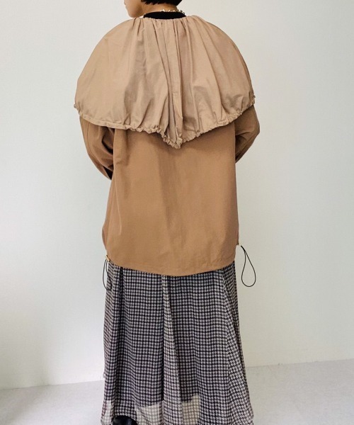 DOLLUPOOPS（ドールアップウップス）の「ビッグカラーフィールドジャケット（その他アウター・レディース・カーキ/キャメル・38）」の12枚目の写真