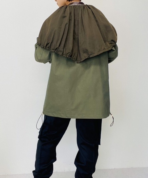 DOLLUPOOPS（ドールアップウップス）の「ビッグカラーフィールドジャケット（その他アウター・レディース・カーキ/キャメル・38）」の20枚目の写真