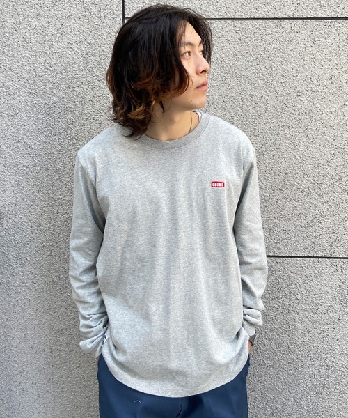CHUMS(チャムス)の「【ZOZOTOWN限定】CHUMS/チャムス ルーズシルエット バックプリントロンT/ブービーTシャツ Booby Logo Long sleeve T-Shirt CH01-1896(Tシャツ/カットソー・メンズ・ブラック/カーキ/ホワイト/マルチ/グレー/ベージュ・L/M/XL)」の21枚目の写真