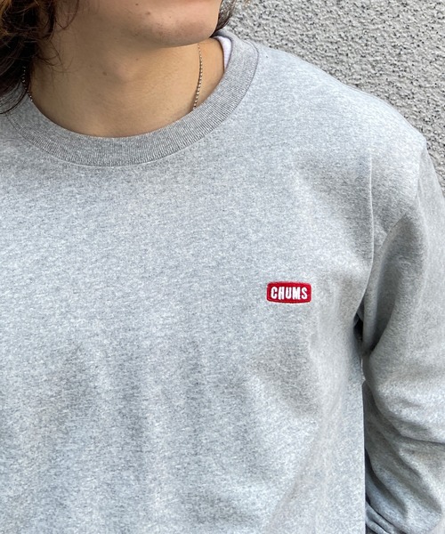 CHUMS(チャムス)の「【ZOZOTOWN限定】CHUMS/チャムス ルーズシルエット バックプリントロンT/ブービーTシャツ Booby Logo Long sleeve T-Shirt CH01-1896(Tシャツ/カットソー・メンズ・ブラック/カーキ/ホワイト/マルチ/グレー/ベージュ・L/M/XL)」の22枚目の写真