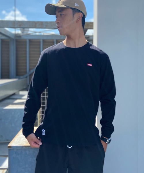 CHUMS(チャムス)の「【ZOZOTOWN限定】CHUMS/チャムス ルーズシルエット バックプリントロンT/ブービーTシャツ Booby Logo Long sleeve T-Shirt CH01-1896(Tシャツ/カットソー・メンズ・ブラック/カーキ/ホワイト/マルチ/グレー/ベージュ・L/M/XL)」の14枚目の写真