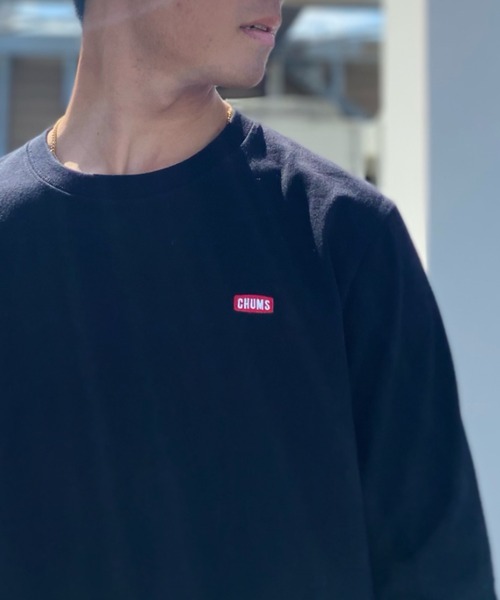 CHUMS(チャムス)の「【ZOZOTOWN限定】CHUMS/チャムス ルーズシルエット バックプリントロンT/ブービーTシャツ Booby Logo Long sleeve T-Shirt CH01-1896(Tシャツ/カットソー・メンズ・ブラック/カーキ/ホワイト/マルチ/グレー/ベージュ・L/M/XL)」の16枚目の写真