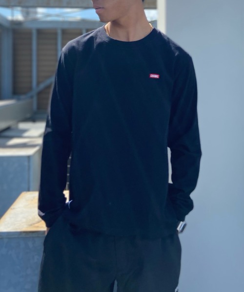 CHUMS(チャムス)の「【ZOZOTOWN限定】CHUMS/チャムス ルーズシルエット バックプリントロンT/ブービーTシャツ Booby Logo Long sleeve T-Shirt CH01-1896(Tシャツ/カットソー・メンズ・ブラック/カーキ/ホワイト/マルチ/グレー/ベージュ・L/M/XL)」の15枚目の写真