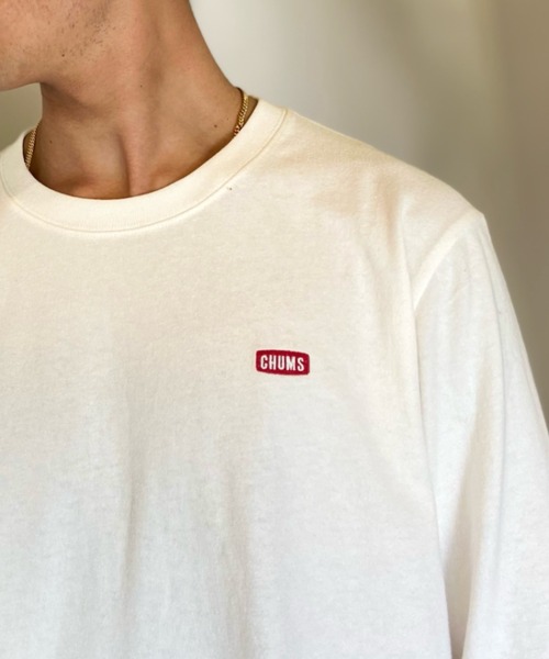 CHUMS(チャムス)の「【ZOZOTOWN限定】CHUMS/チャムス ルーズシルエット バックプリントロンT/ブービーTシャツ Booby Logo Long sleeve T-Shirt CH01-1896(Tシャツ/カットソー・メンズ・ブラック/カーキ/ホワイト/マルチ/グレー/ベージュ・L/M/XL)」の8枚目の写真