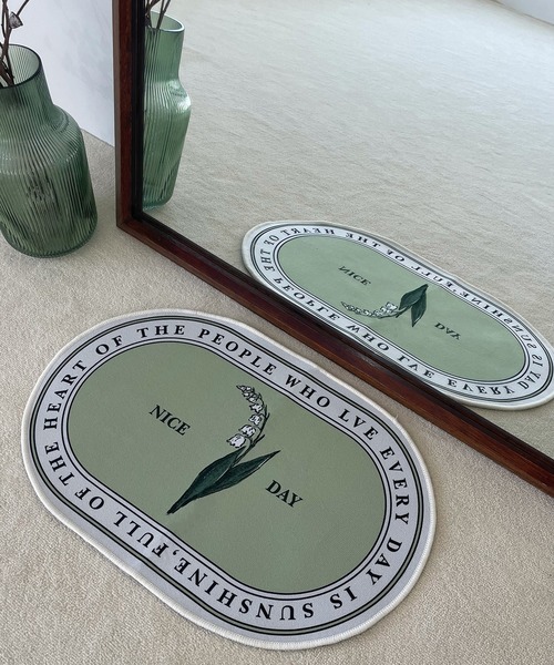 Edit Sheen（エディットシーン）の「すずらんミニマット（ラグ/マット・レディース・グリーン・FREE）」の5枚目の写真