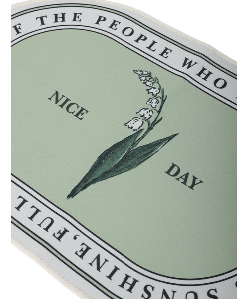 Edit Sheen（エディットシーン）の「すずらんミニマット（ラグ/マット・レディース・グリーン・FREE）」の4枚目の写真