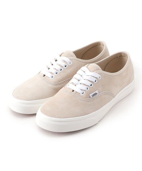 VANS（バンズ）の「◆【VANS/ヴァンズ】 AUTHENTIC PIG SUEDEスニーカー（スニーカー・レディース・ボルドー/ライトベージュ・45/35）」の2枚目の写真