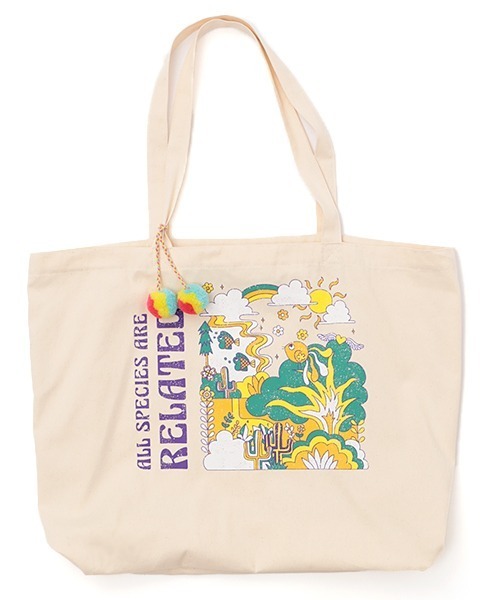 チチカカ（チチカカ）の「プリントビッグキャンバストートバッグ（トートバッグ・レディース・その他3/その他2/その他1・FREE）」の16枚目の写真