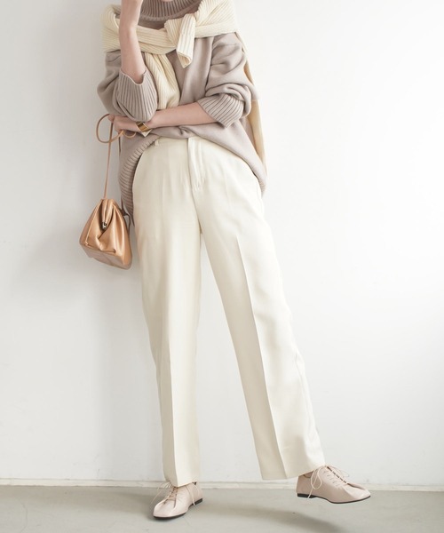 AmiAmi（アミアミ）の「2WAYスクエアトゥレースアップバブーシュ ローファー（ローファー・レディース・ベージュ/ブラック/アイボリー・L/LL/M/S）」の7枚目の写真