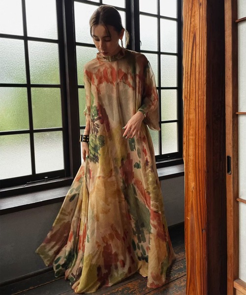 Ameri(アメリ)の「UND WILLOW PAINT DRESS(ワンピース・レディース・マルチ・SMALL/MEDIUM)」の6枚目の写真