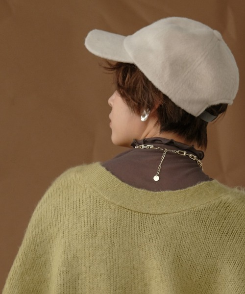 Bab（バブ）の「【WEB限定】シャギーキャップ（キャップ・レディース・ダークブラウン/サンドベージュ/キャメル・ONESIZE）」の15枚目の写真